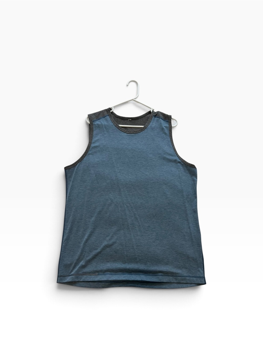 lululemon athletica Men's Blue Tank with Dark Trim